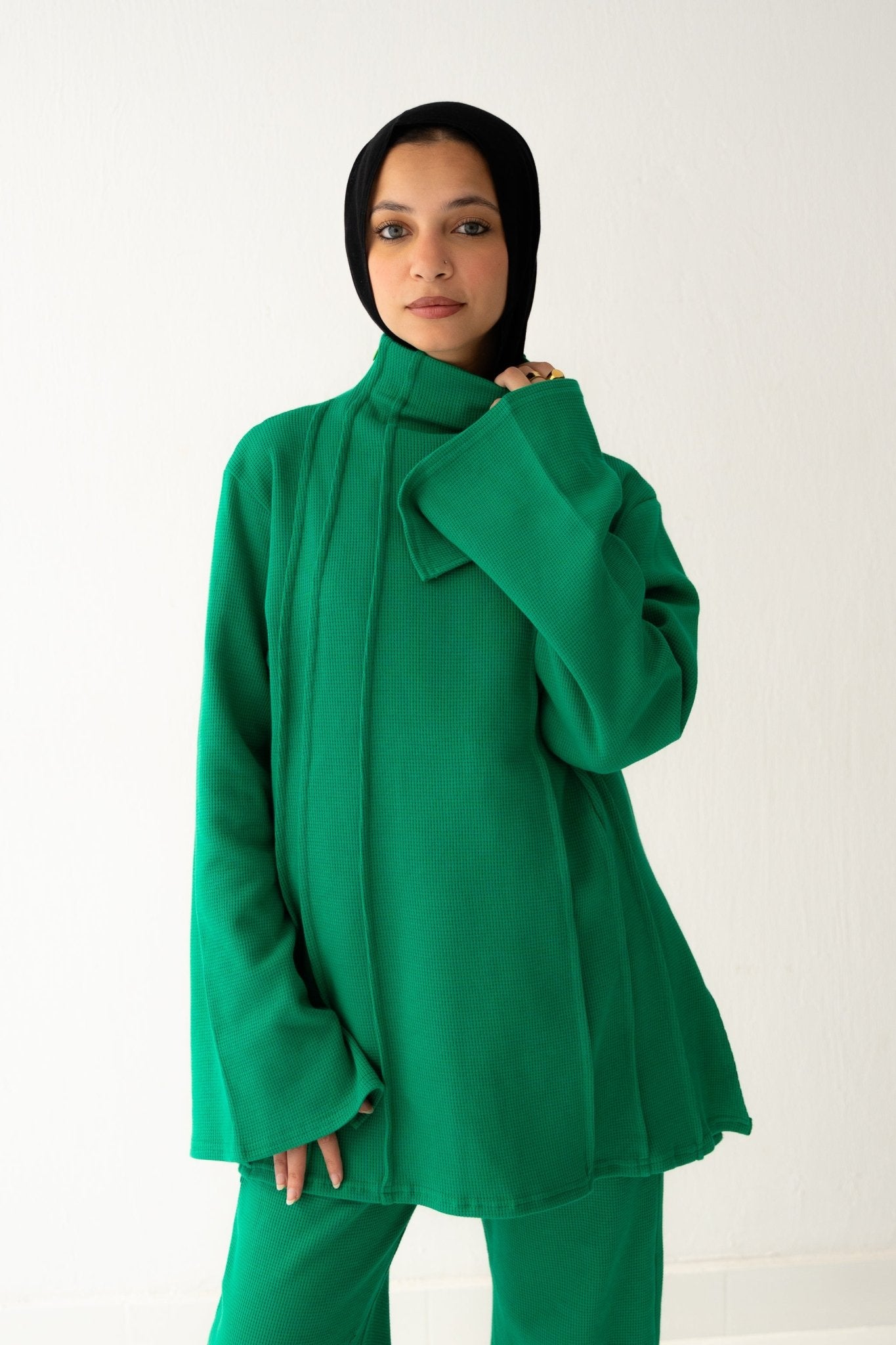 Amelia Set in green - Lillyscarfofficial