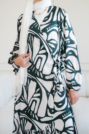 Arlo dress (dark green) - Lillyscarfofficial