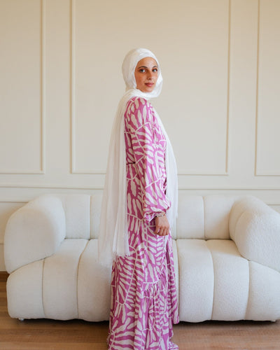 Arlo dress (pink) - Lillyscarfofficial