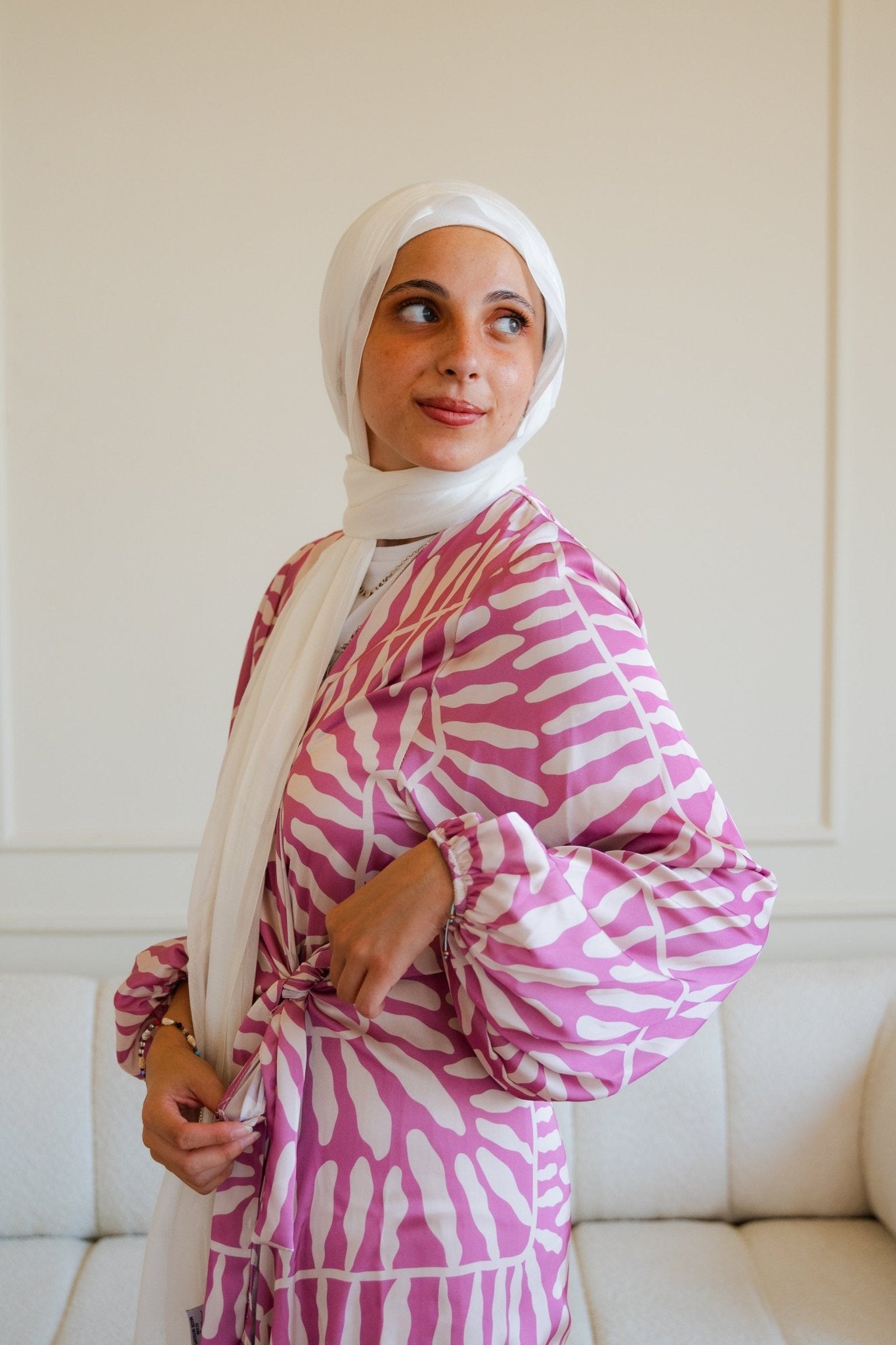 Arlo dress (pink) - Lillyscarfofficial