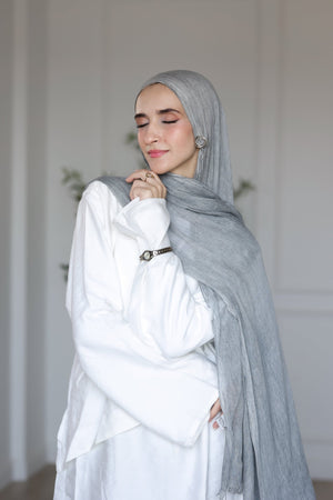 Ash Cotton Modal Scarf - Lillyscarfofficial