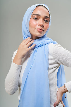 Baby Blue Cotton - Lillyscarfofficial