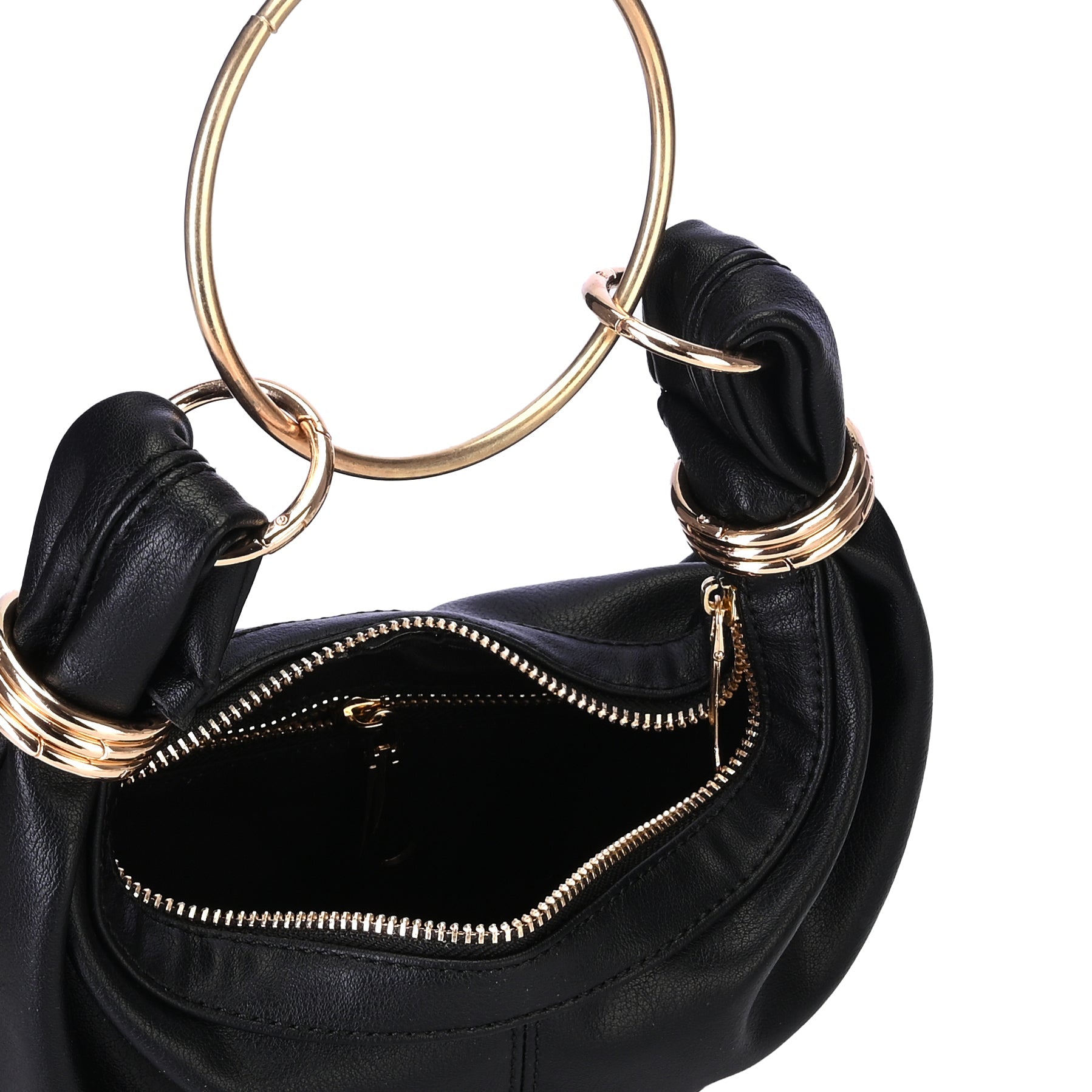 Bangle Clutch in Black - Lillyscarfofficial