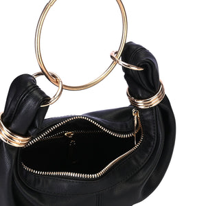 Bangle Clutch in Black - Lillyscarfofficial