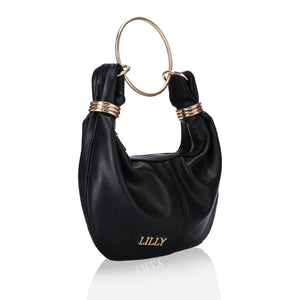 Bangle Clutch in Black - Lillyscarfofficial