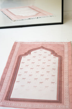 Beige Bows Rug - Lillyscarfofficial