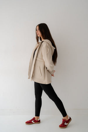 BEIGE SWEATSHIRT - Lillyscarfofficial