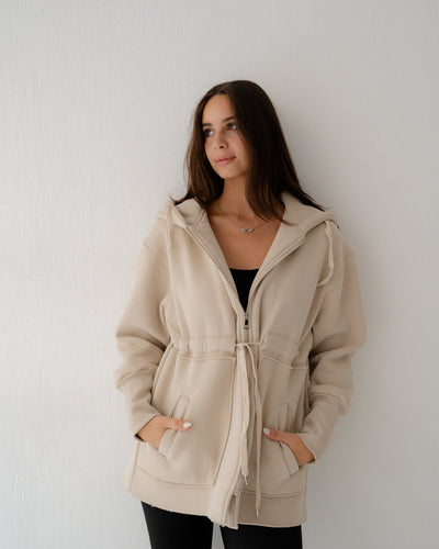 BEIGE SWEATSHIRT - Lillyscarfofficial