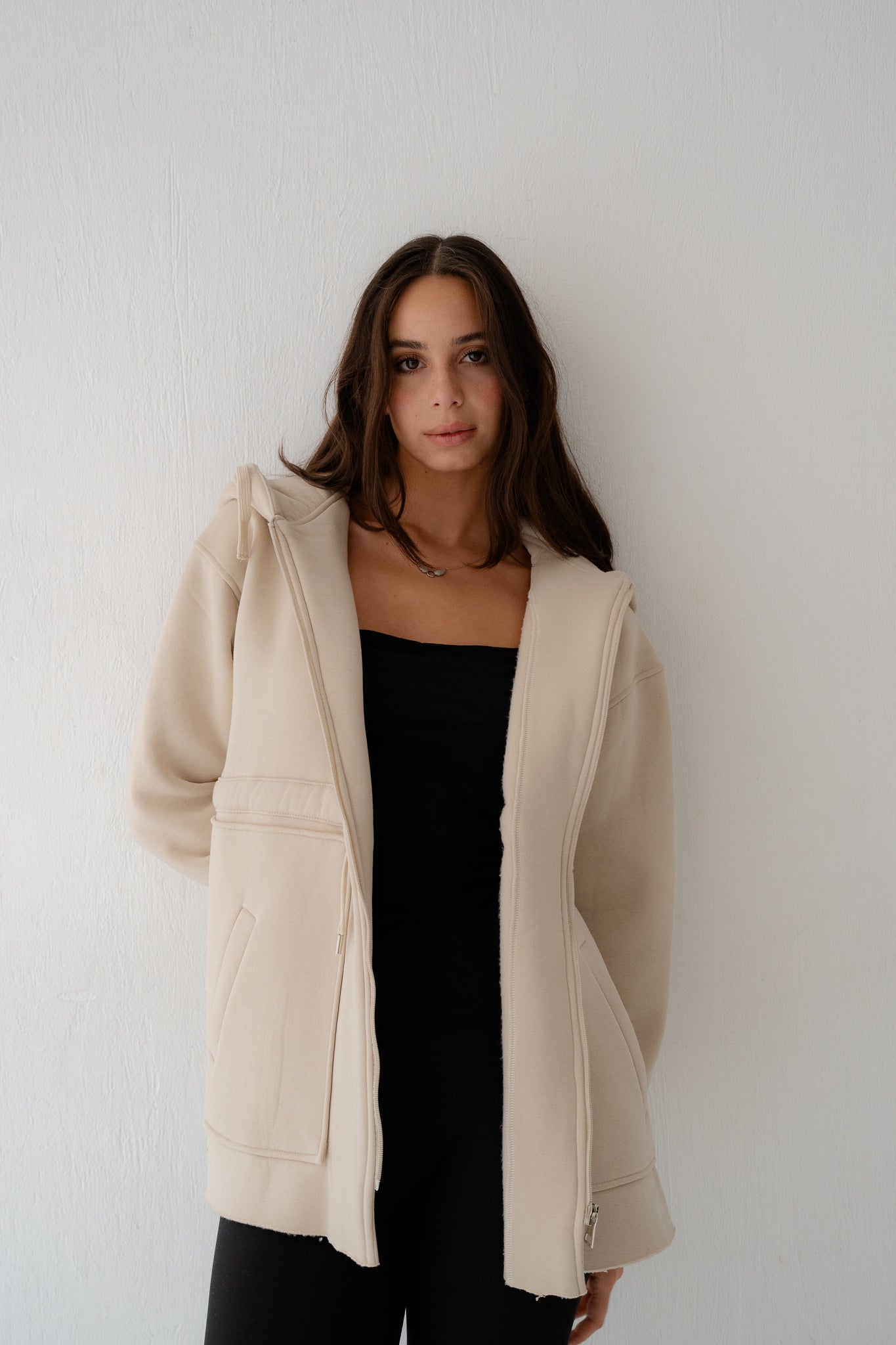 BEIGE SWEATSHIRT - Lillyscarfofficial