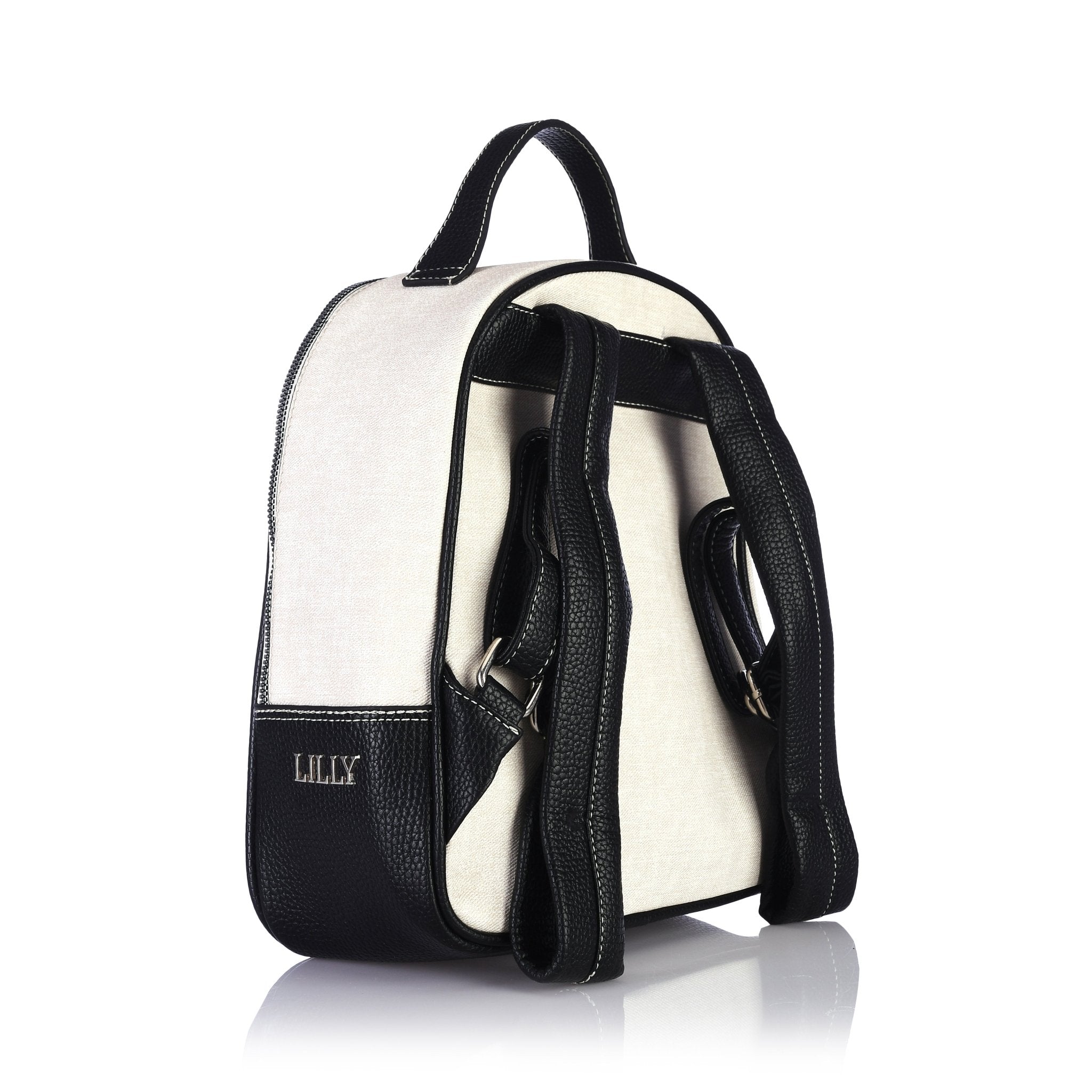 Black & Ivory Daypack - Lillyscarfofficial