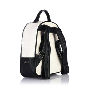 Black & Ivory Daypack - Lillyscarfofficial