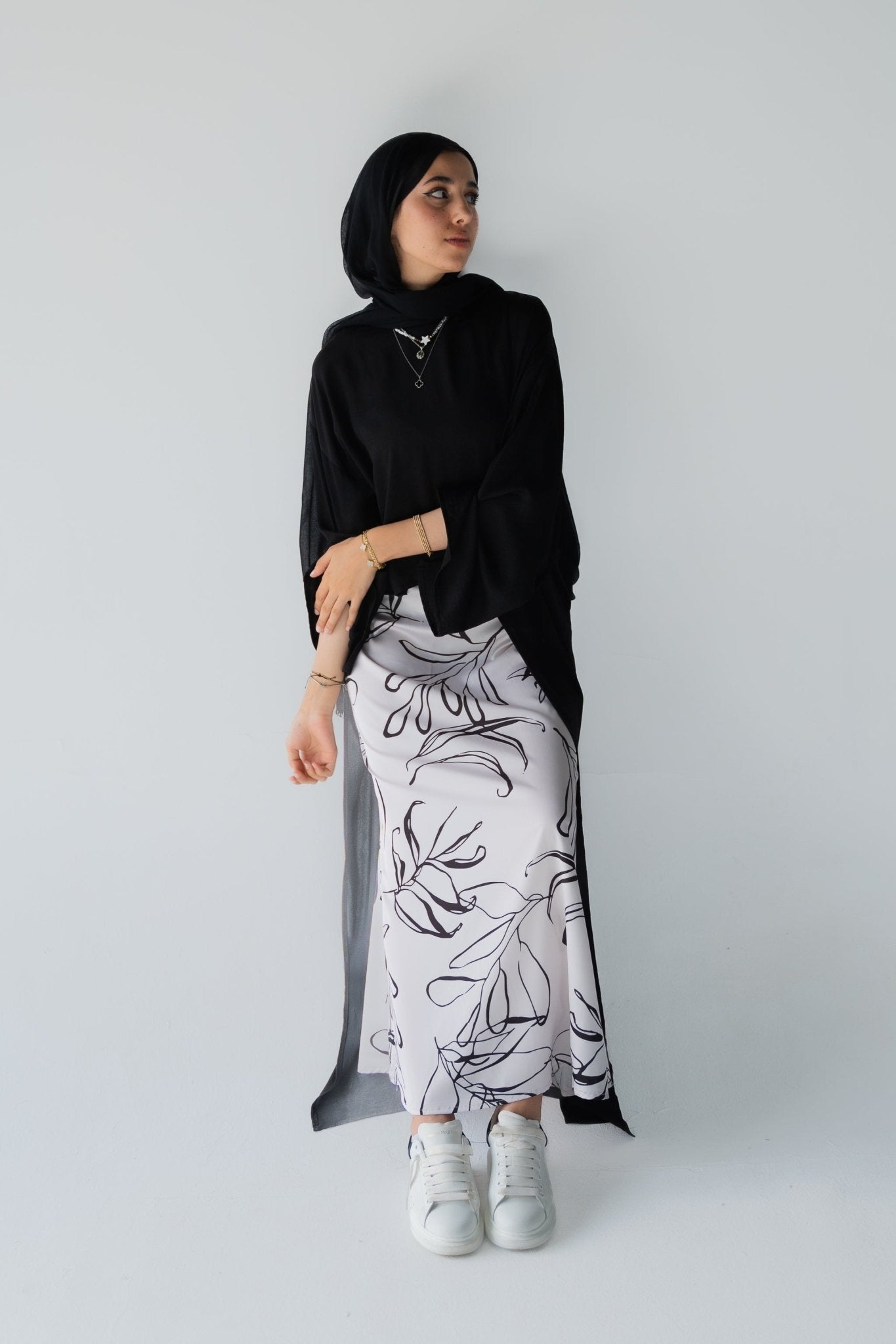 Black Malian skirt - Lillyscarfofficial