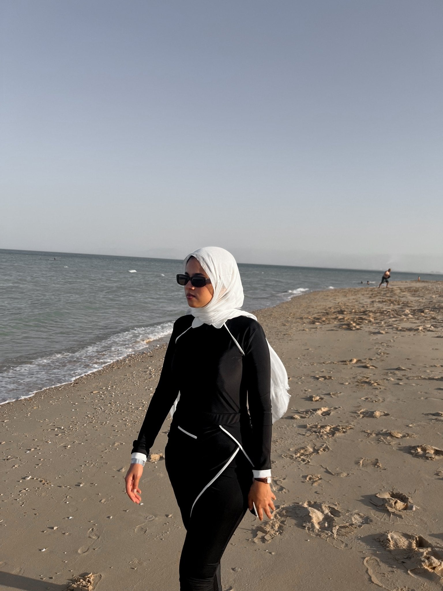 Black&white Verona Burkini - Lillyscarfofficial