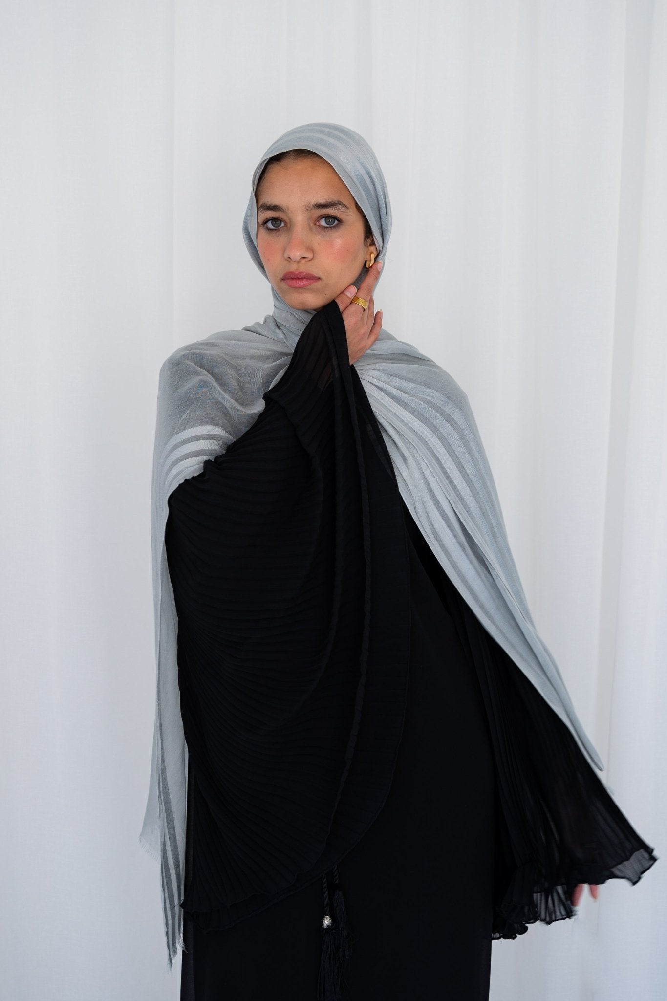 Blue vanilla Linen - Lillyscarfofficial