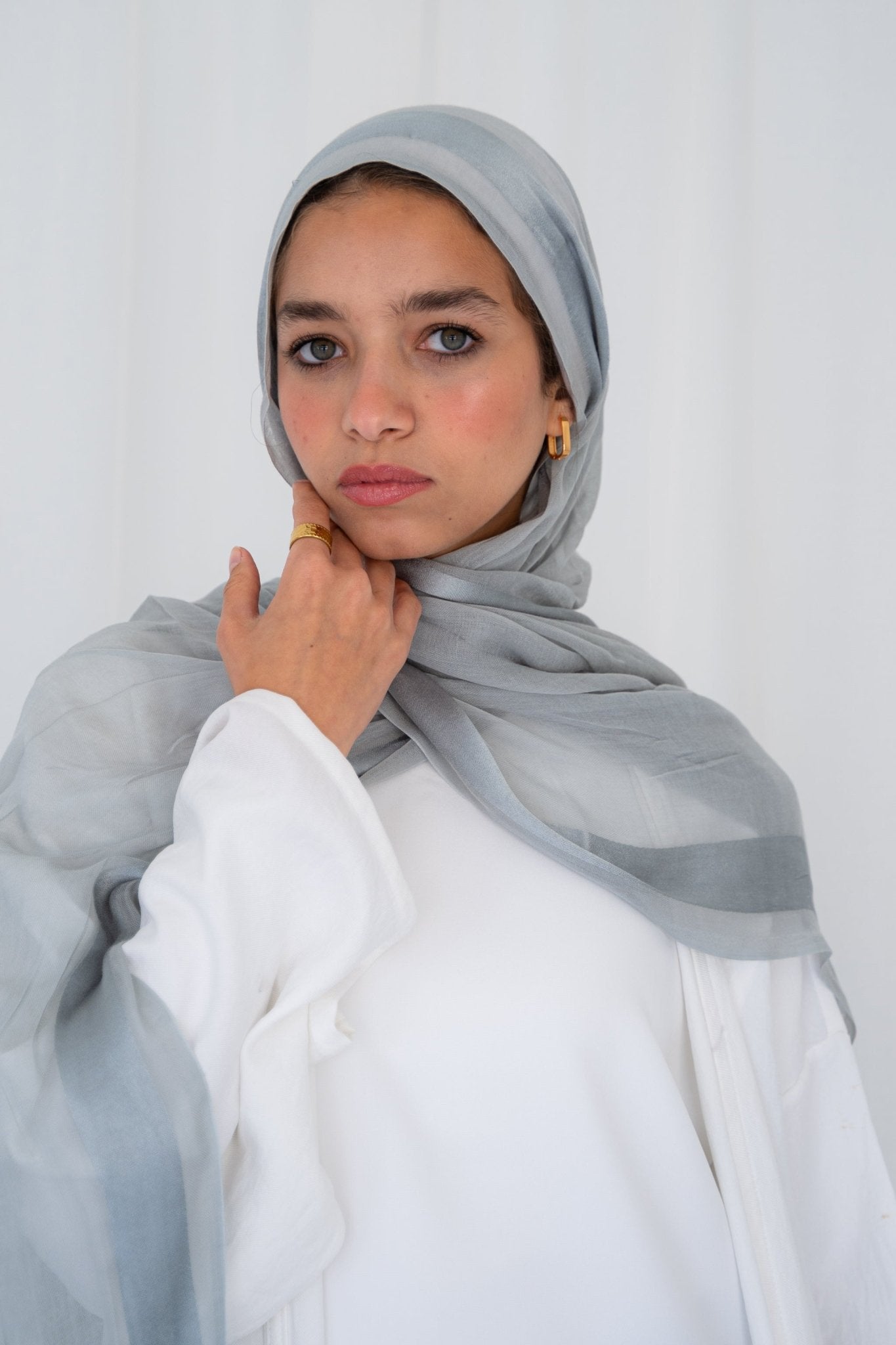 Blue vanilla Linen - Lillyscarfofficial
