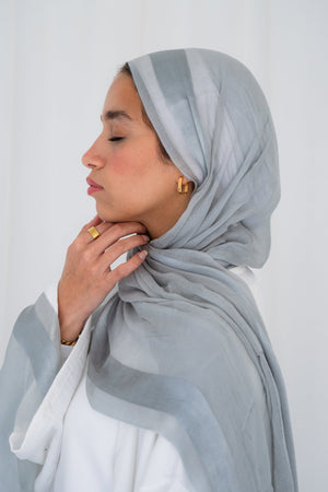 Blue vanilla Linen - Lillyscarfofficial