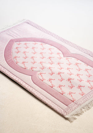 Blush Bow Rug - Lillyscarfofficial