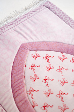 Blush Bow Rug - Lillyscarfofficial