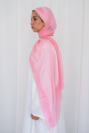 Bubble gum Linen - Lillyscarfofficial