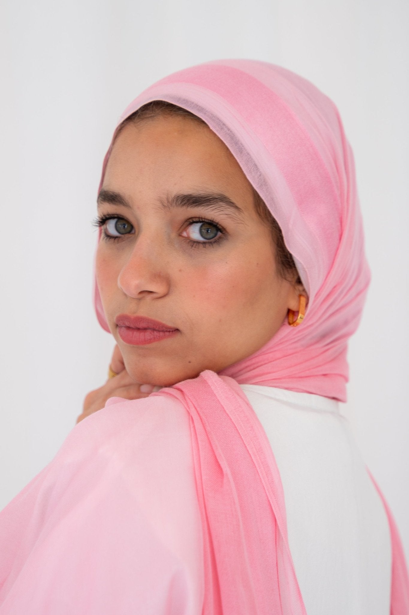 Bubble gum Linen - Lillyscarfofficial