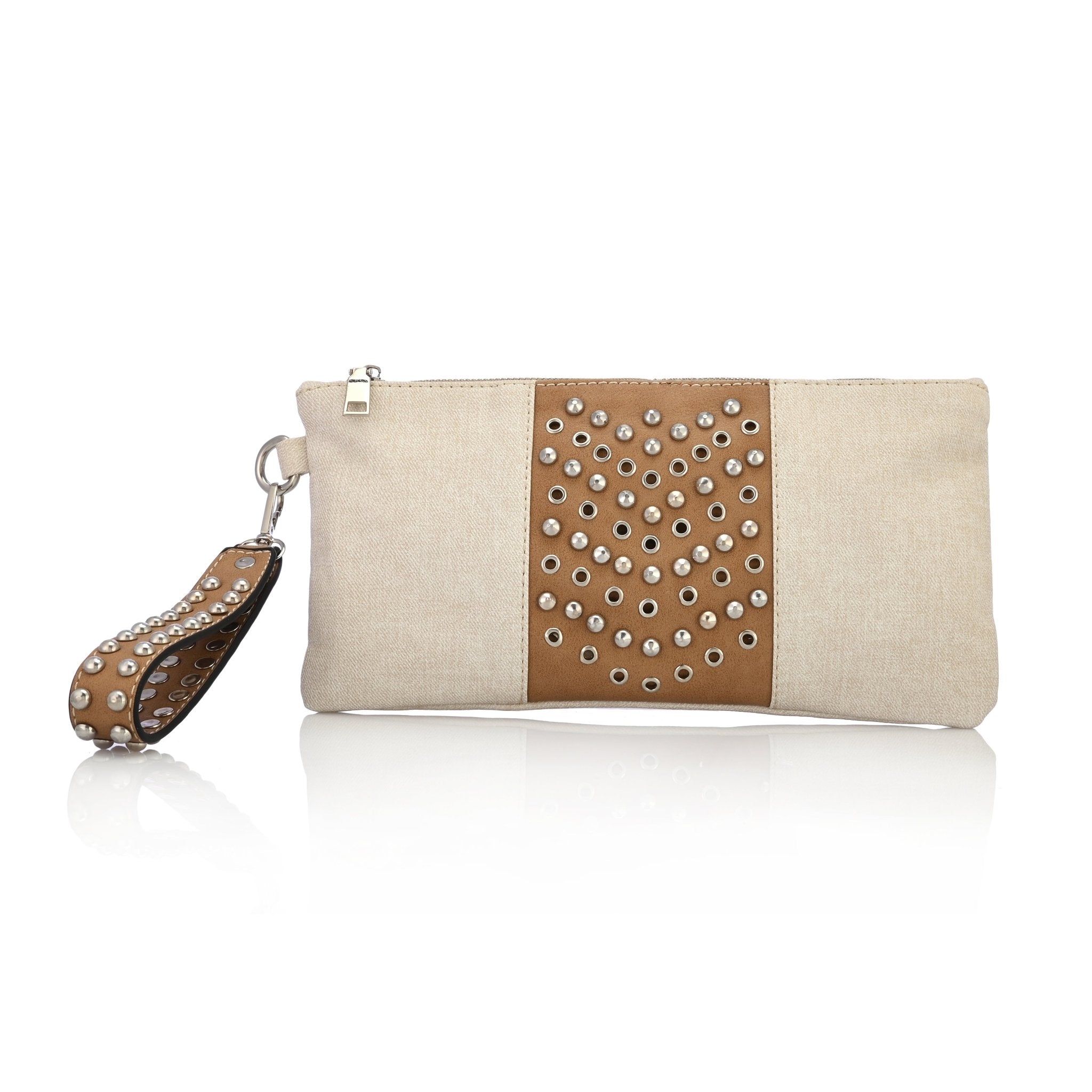 Carey Studded Clutch - Lillyscarfofficial