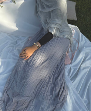 Crushed chiffon skirt - Lillyscarfofficial