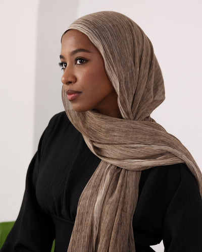 Dark Mocha Cotton Modal Scarf - Lillyscarfofficial