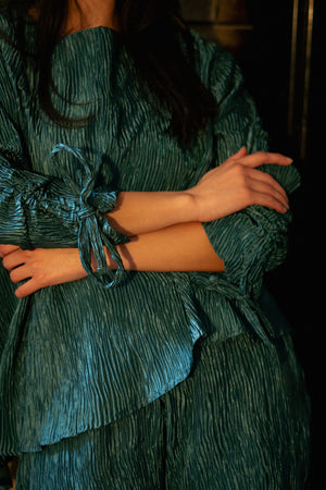 Emerald Plissé - Lillyscarfofficial