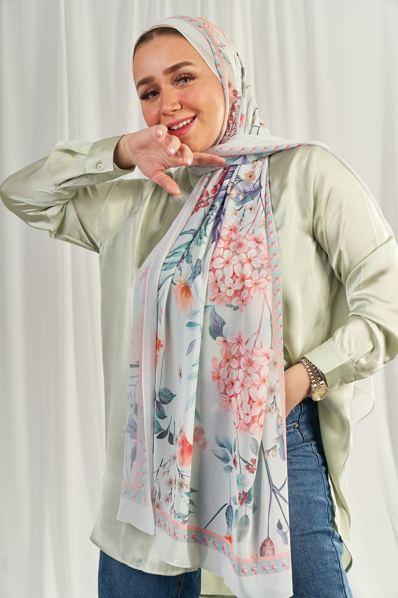 Fleuri Rose - Lillyscarfofficial