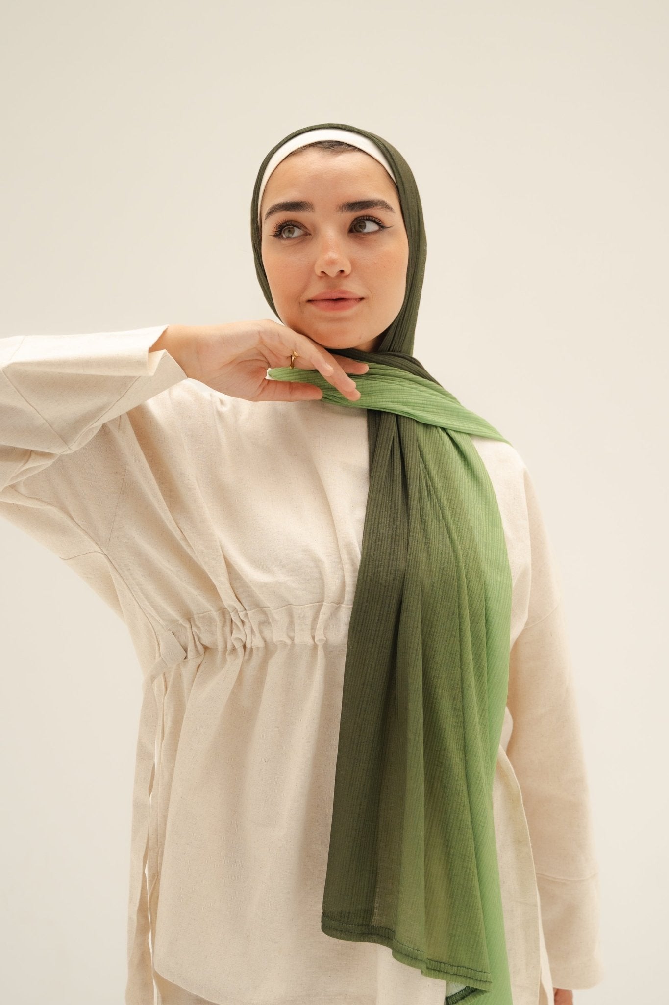 Green Aurora - Lillyscarfofficial