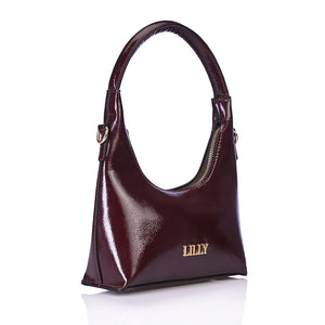 Gyoza wine smooth leather - Lillyscarfofficial