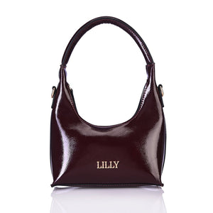 Gyoza wine smooth leather - Lillyscarfofficial