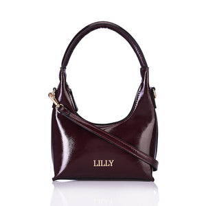 Gyoza wine smooth leather - Lillyscarfofficial