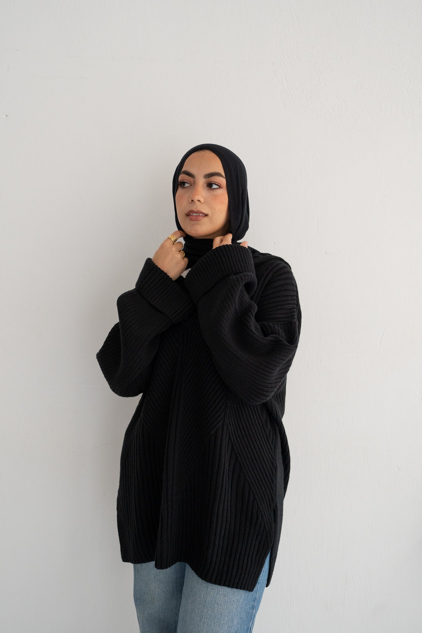 Handmade Trico in black - Lillyscarfofficial