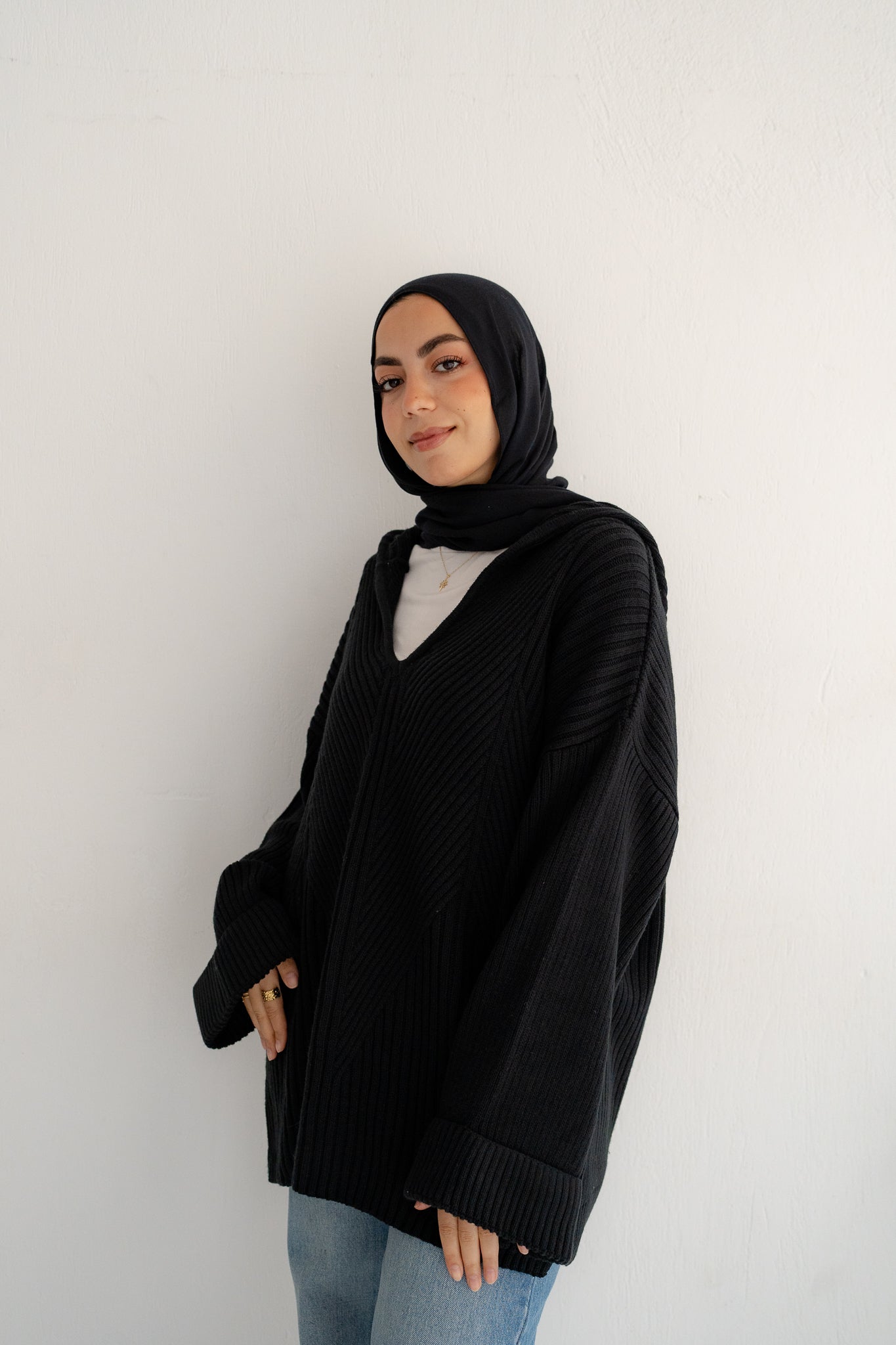 Handmade Trico in black - Lillyscarfofficial