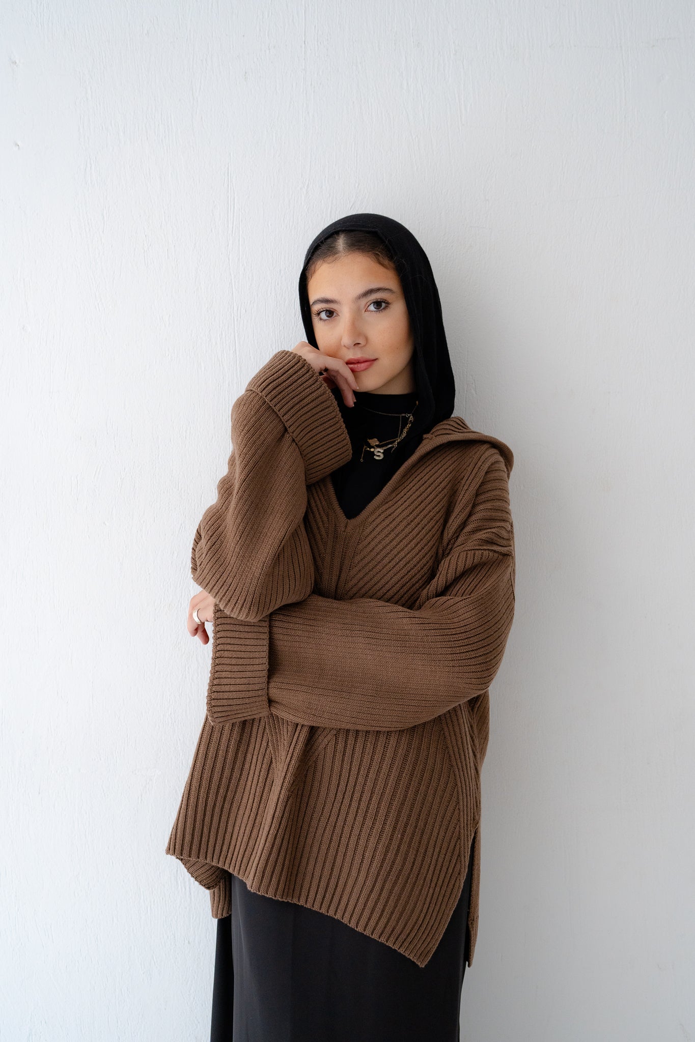 Handmade Trico in brown - Lillyscarfofficial