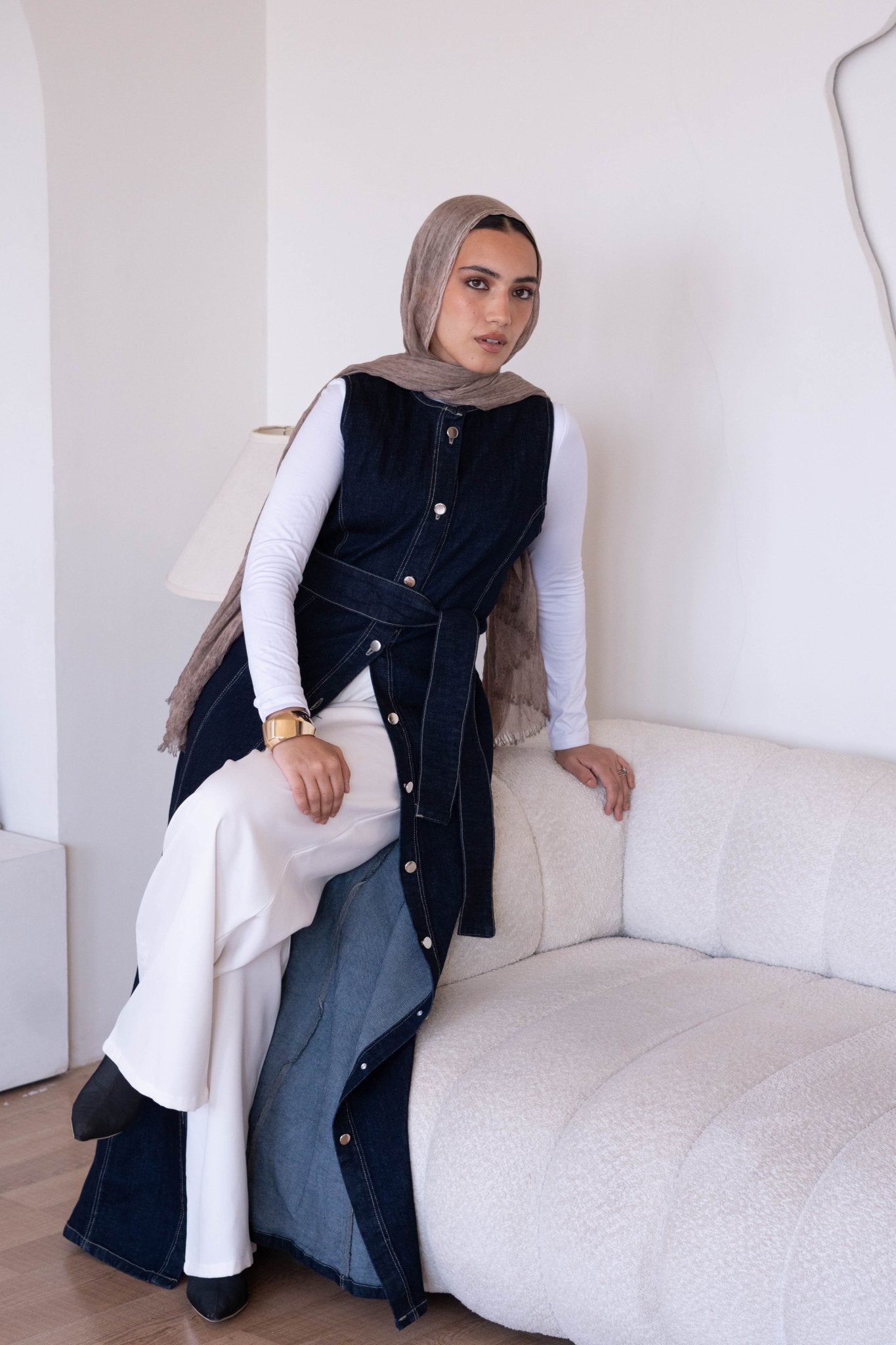 Jenny denim dress - Lillyscarfofficial