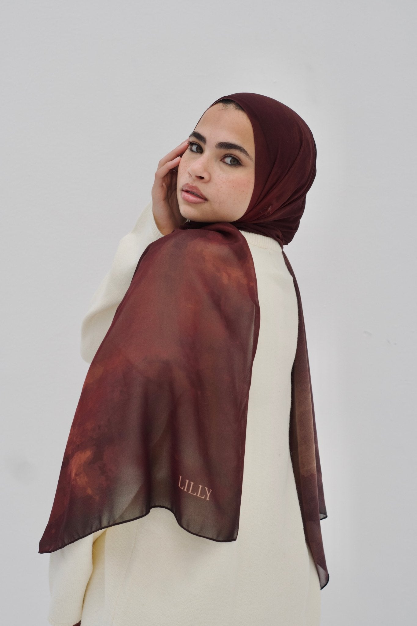 Juliette chiffon scarf - Lillyscarfofficial