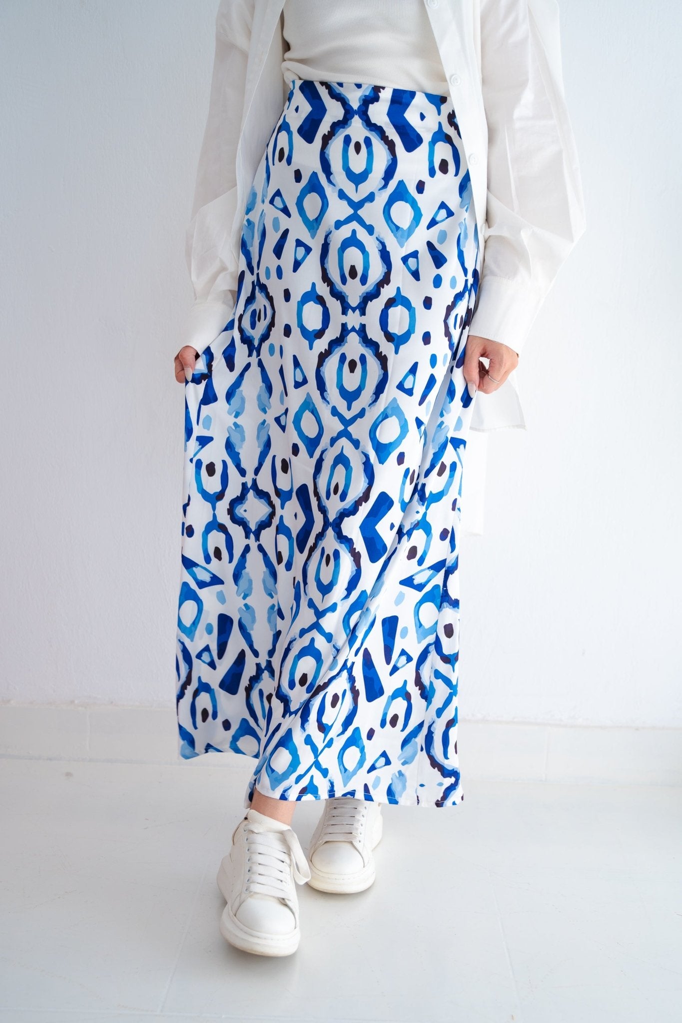 Kaia satin Skirt - Lillyscarfofficial