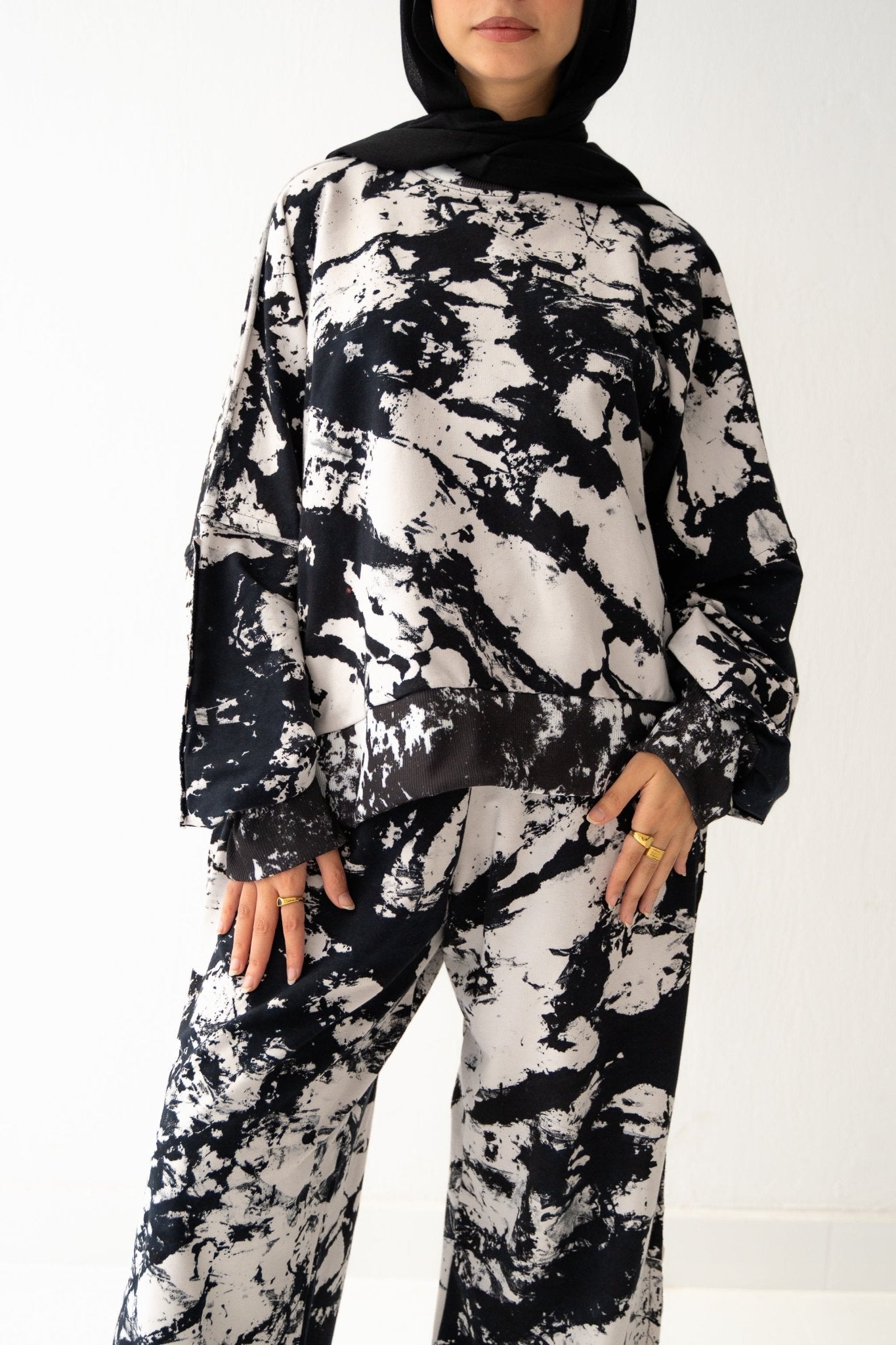 leno set in black&White - Lillyscarfofficial