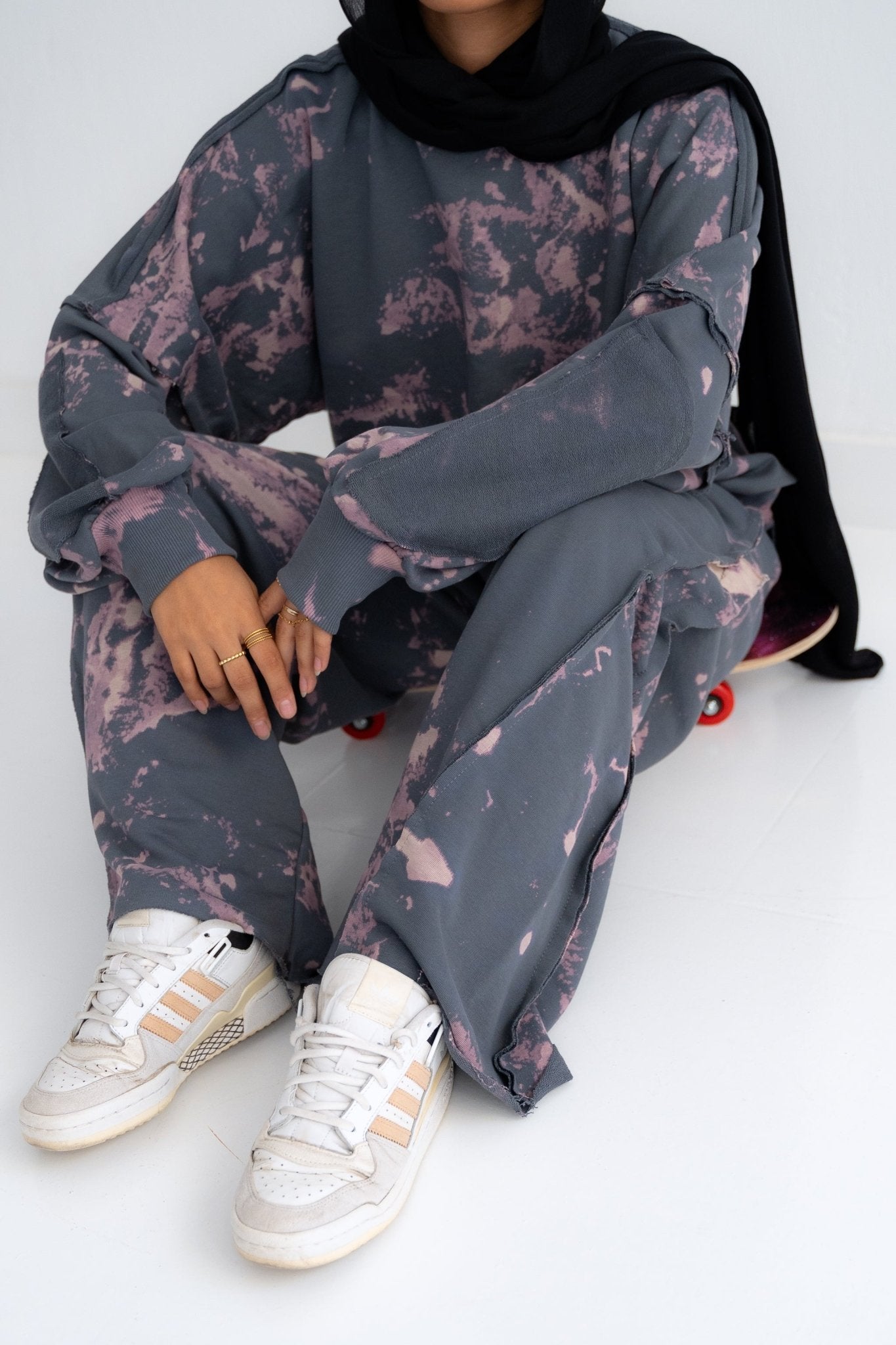 leno set in gray - Lillyscarfofficial