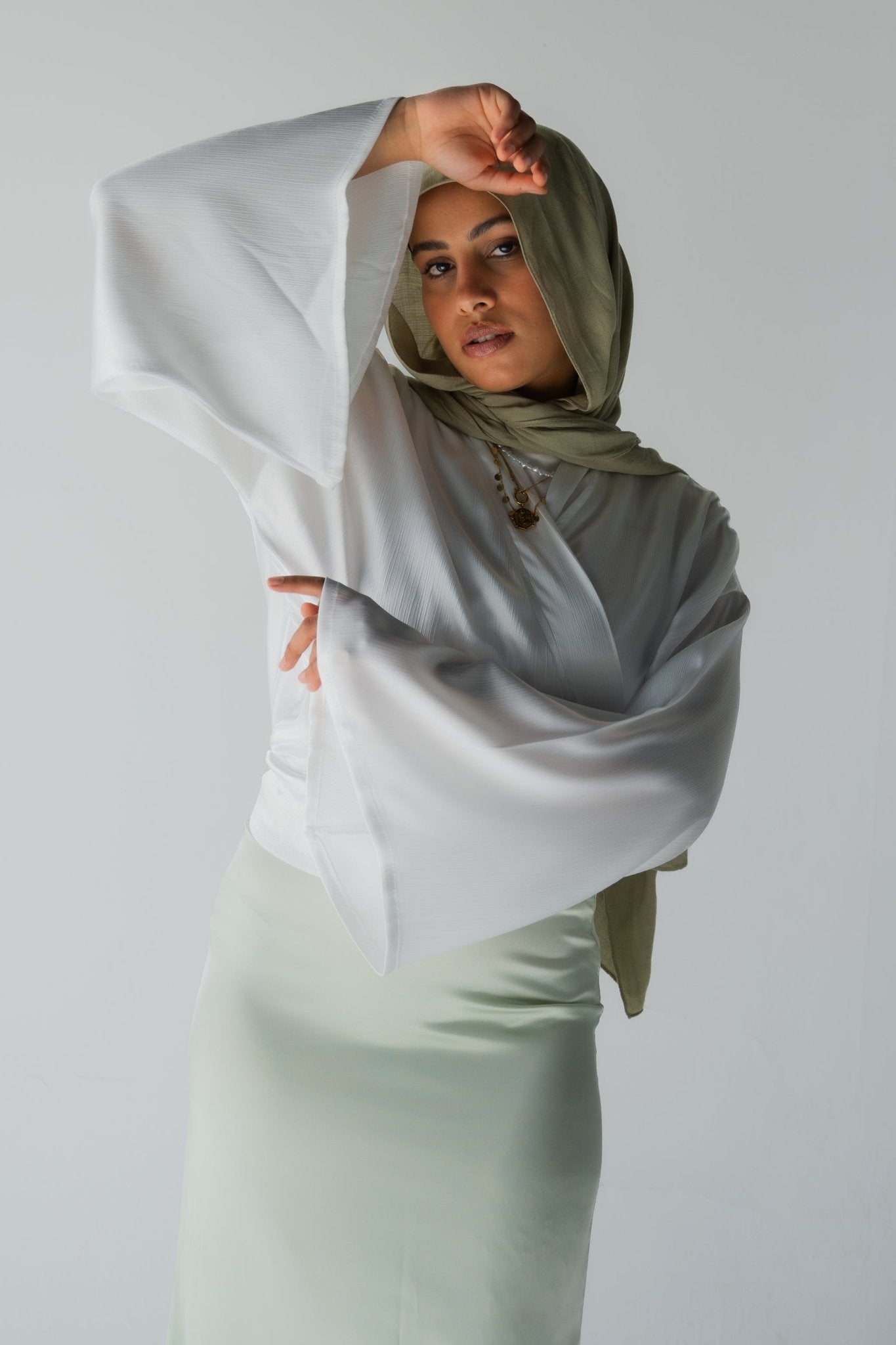 Light mint skirt - Lillyscarfofficial