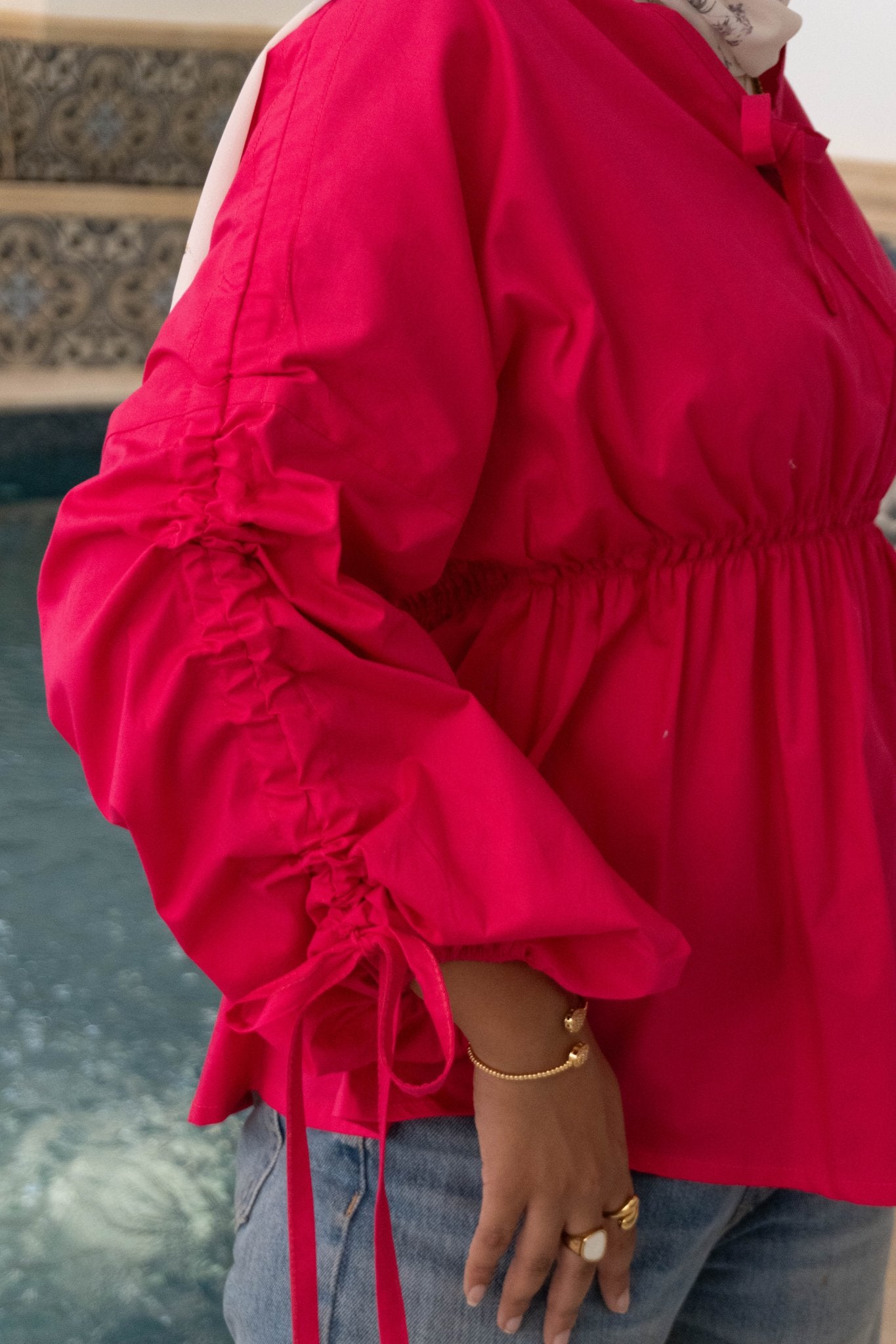 Lilly Aura blouse - Lillyscarfofficial