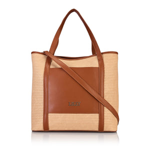Lilly Classic Woven Tote - Lillyscarfofficial