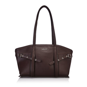 Lilly's Mahogany Brown bag - Lillyscarfofficial