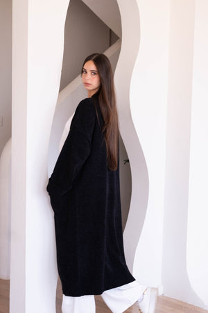 Loose Knitted Cardigan - Lillyscarfofficial