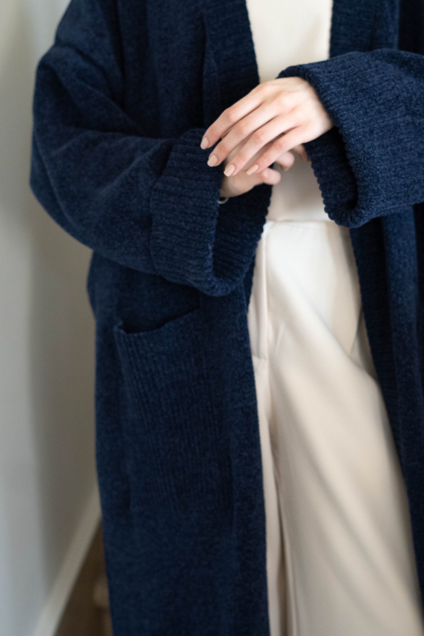 Loose Knitted Cardigan - Lillyscarfofficial