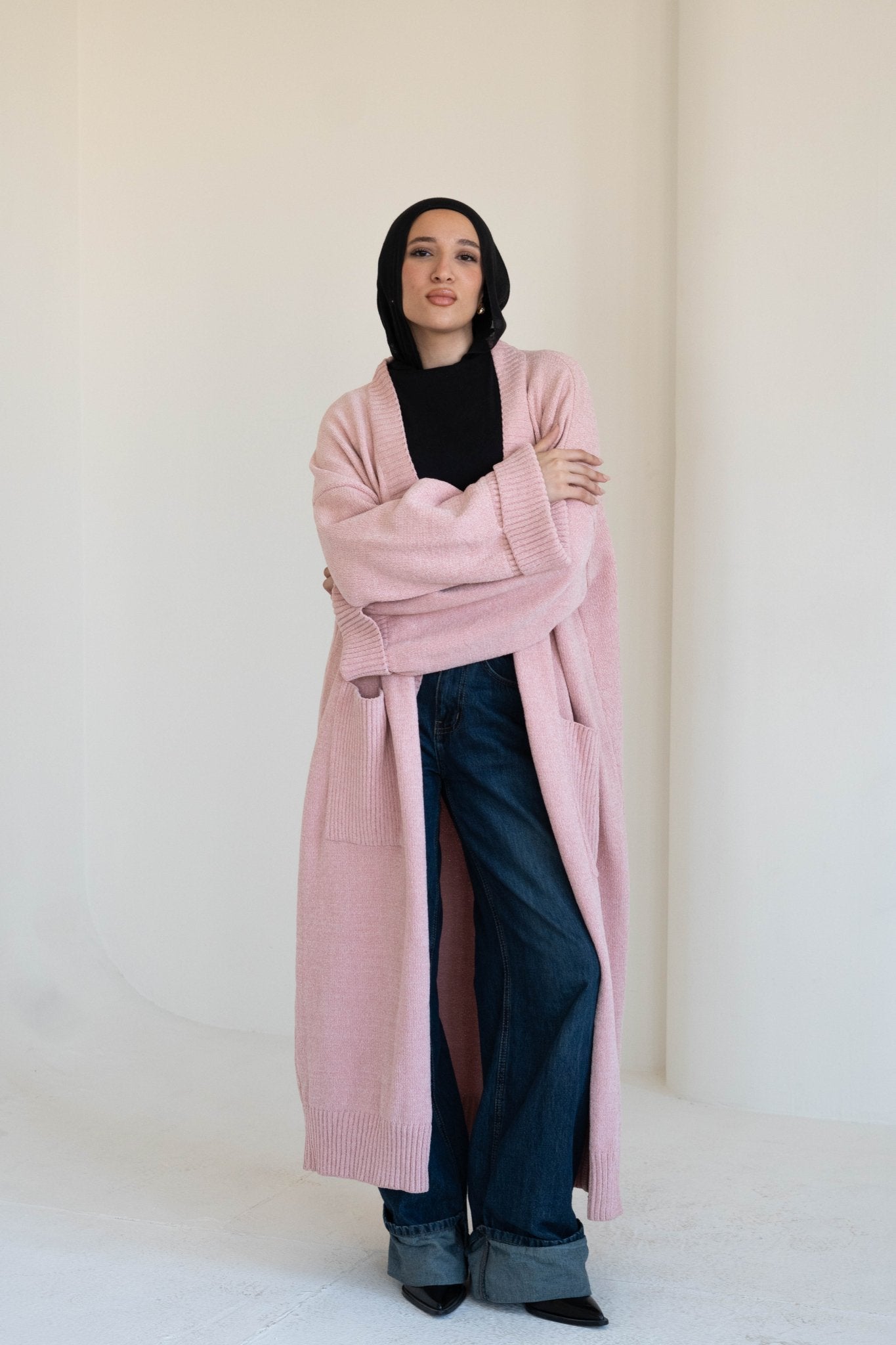 Loose Knitted Cardigan - Lillyscarfofficial