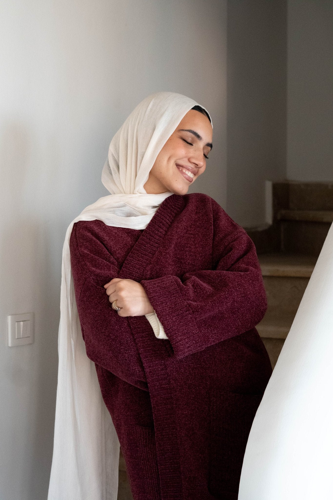 Loose Knitted Cardigan - Lillyscarfofficial