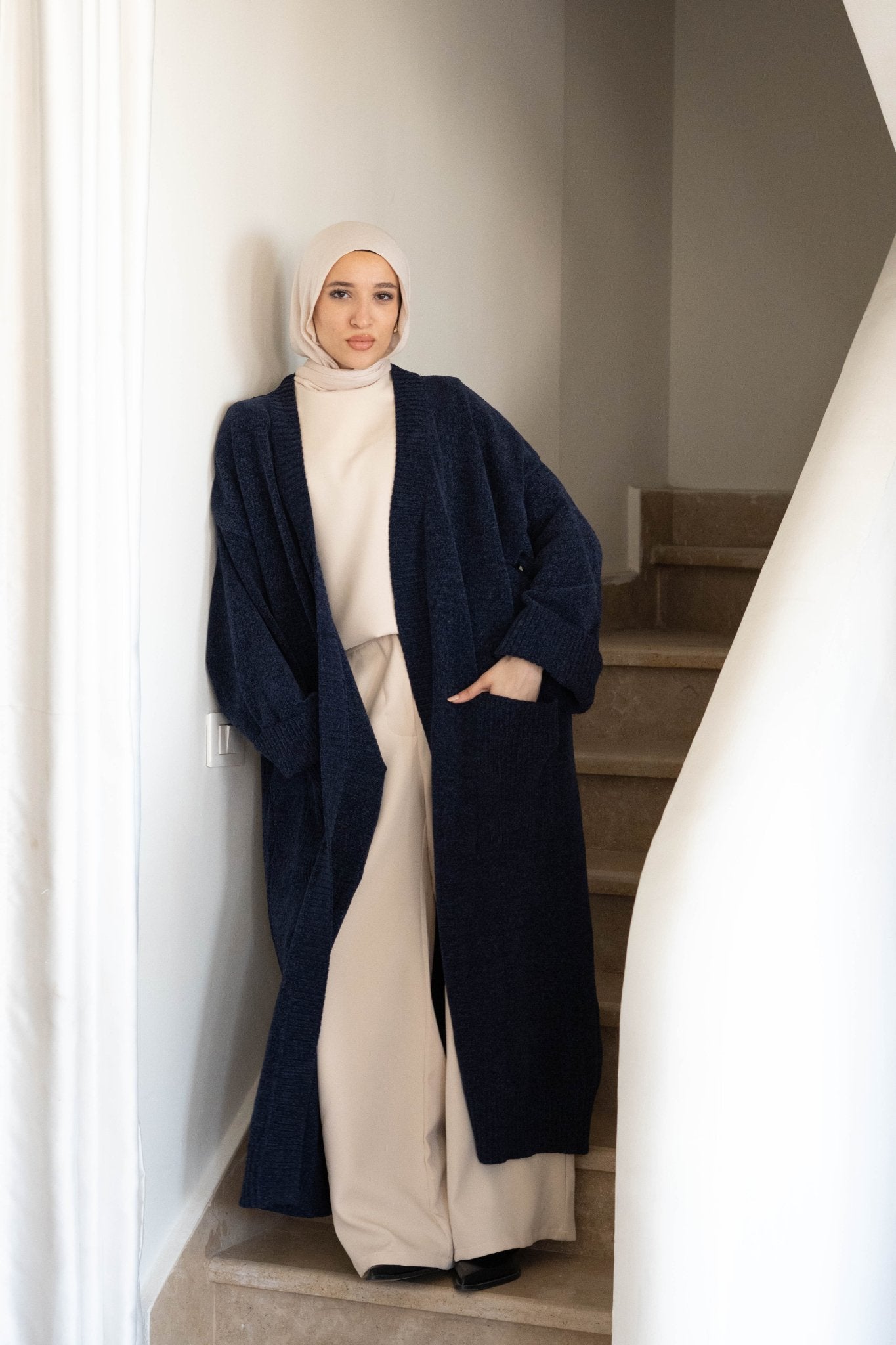 Loose Knitted Cardigan - Lillyscarfofficial